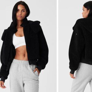COPY - alo foxy sherpa jacket black M new